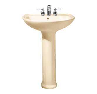 American Standard 0236.411 Vitreous China Pedestal Sink- 4